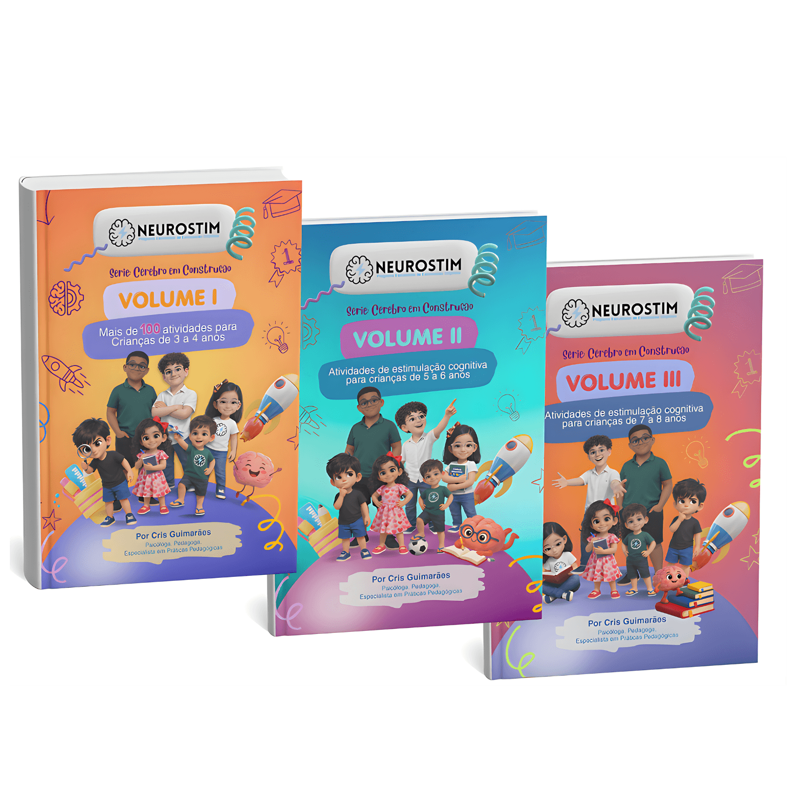 Série Cérebro em Construção — Combo 3 Volumes